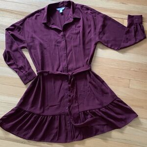 Nine West Ruffle Hem Dress - Medium